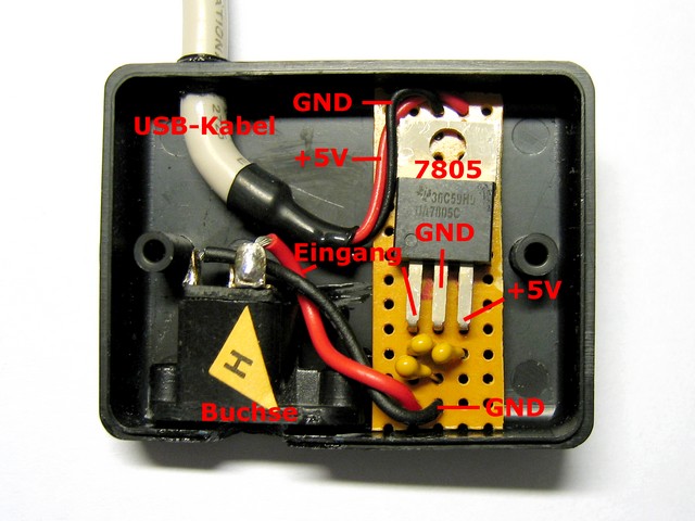 Fertiger Ladeadapter